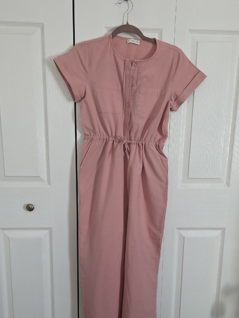 Mango Rose Pink Casual Jumpsuit
